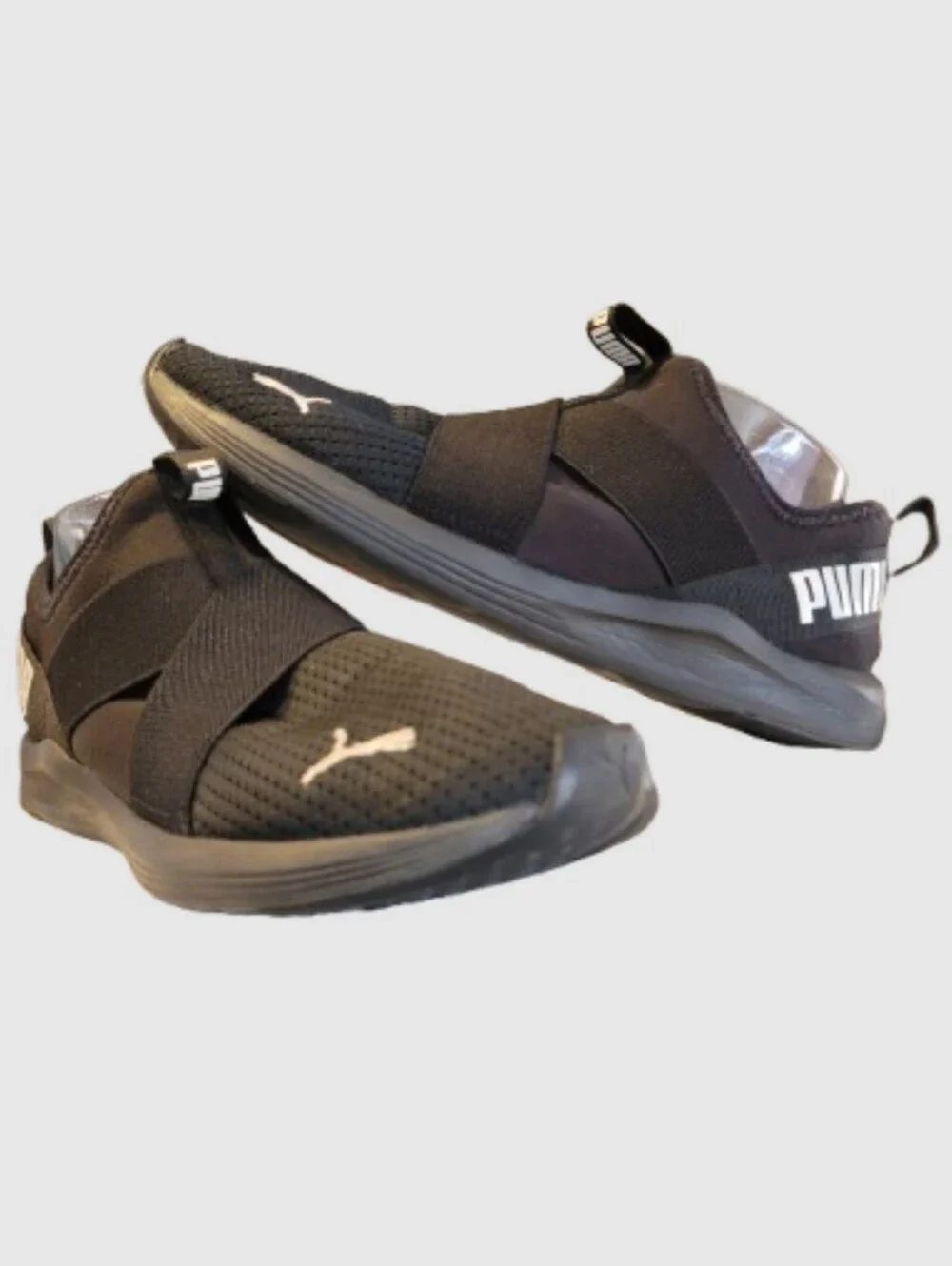 PUMA Prowl Slip-On Women's Training Shoes Black Size 9 EUC